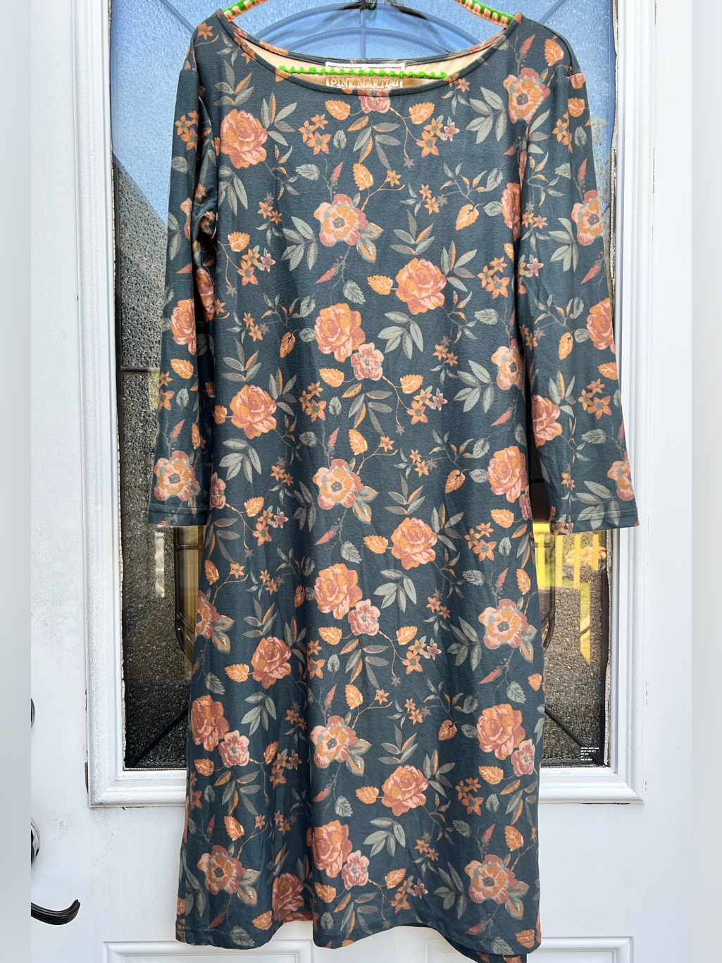 Pink Martini Floral Bodycon Dress